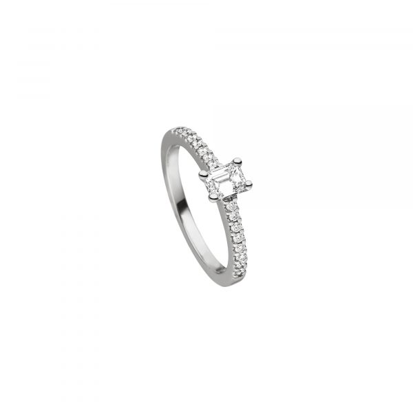 Platin Ring mit Diamanten von Kollektion Fridrich bei Juwelier Fridrich in München