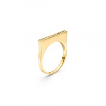 Gelbgold Ring "Ponte Vecchio" mit Brillanten von Atelier Fridrich bei Juwelier Fridrich in München