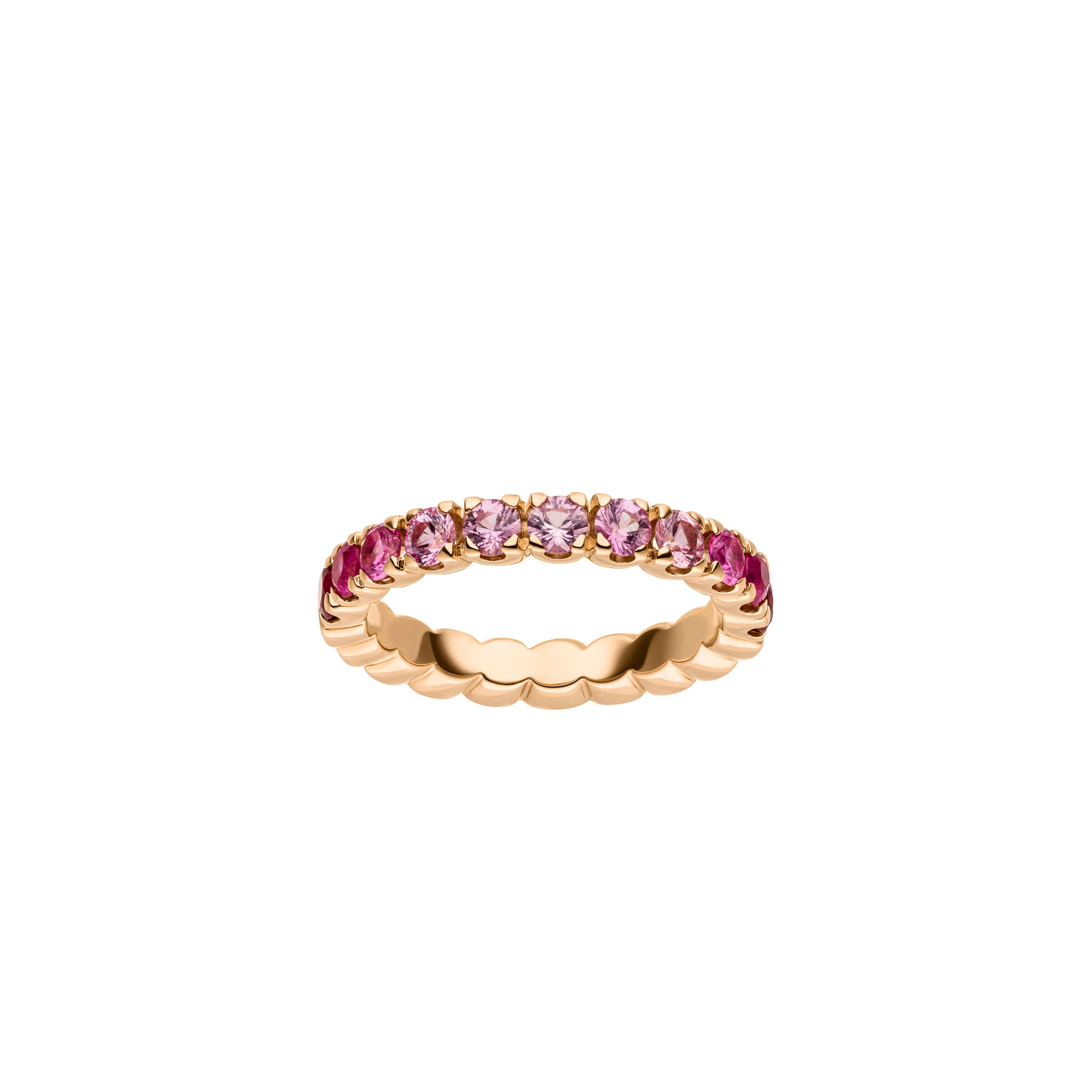 Roségold Ring mit pinken Saphiren und Rubinen von Kollektion Fridrich bei Juwelier Fridrich in München