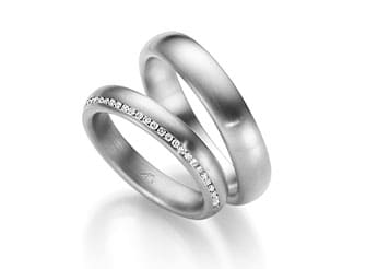 Trauringe und Eheringe aus Platin