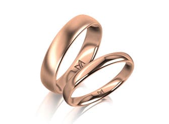 Trauringe und Eheringe aus Roségold