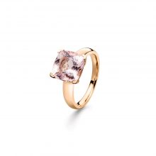 Roségold Ring "Colour Square" mit Morganit von Atelier Fridrich bei Juwelier Fridrich in München