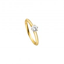 Gelbgold Fridrich Solitär von Atelier Fridrich bei Juwelier Fridrich in München