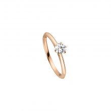 Roségold Fridrich Solitär von Atelier Fridrich bei Juwelier Fridrich in München