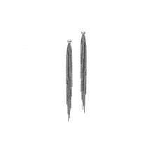 Silber Ohrschmuck "FEATHER" von Claudia Milic bei Juwelier Fridrich in München