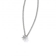 Platin Collier "Diva" mit Brillant von Henrich & Denzel bei Juwelier Fridrich in München