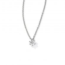 Platin Collier "Diva" mit Brillant von Henrich & Denzel bei Juwelier Fridrich in München