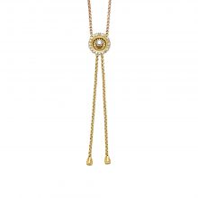 Roségold Y-Collier "Swing" mit Brillanten von Jörg Heinz bei Juwelier Fridrich in München