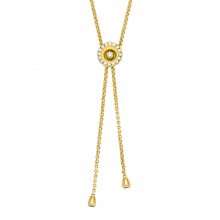 Gelbgold Collier "Swing" mit Brillanten von Jörg Heinz bei Juwelier Fridrich in München