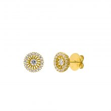 Gelbgold Ohrstecker "Swing" mit Brillanten von Jörg Heinz bei Juwelier Fridrich in München