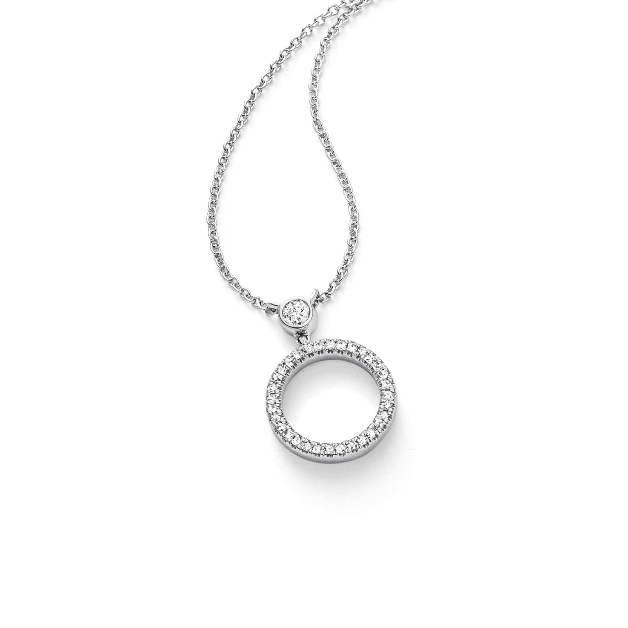 Weißgold Collier mit Diamanten von Kollektion Fridrich bei Juwelier Fridrich in München