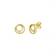 Gelbgold Ohrstecker mit Diamanten von Kollektion Fridrich bei Juwelier Fridrich in München