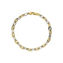 Gelb- und Weißgold Bicolor Armband von Kollektion Fridrich bei Juwelier Fridrich in München