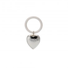 Silber Beißring-Rassel "Herz" von Kollektion Fridrich bei Juwelier Fridrich in München