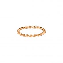 Gedrehter Roségold Kordel-Ring in zart von Kollektion Fridrich bei Juwelier Fridrich in München