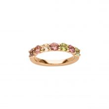 Roségold Ring mit bunten Turmalinen von Kollektion Fridrich bei Juwelier Fridrich in München