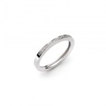 Weißgold Memoire Ring halbausgefasst von Kollektion Fridrich bei Juwelier Fridrich in München