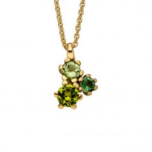 Gelbgold Anhänger mit Turmalin und Peridot (ohne Kette) von Kollektion Fridrich bei Juwelier Fridrich in München