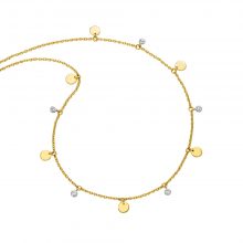 Gelbgold Collier mit Diamanten von Kollektion Fridrich bei Juwelier Fridrich in München