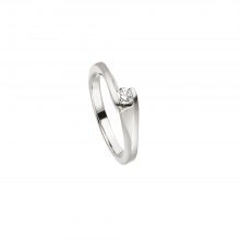 Platin Ring mit Brillant von Kollektion Fridrich bei Juwelier Fridrich in München