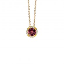 Gelbgold Collier mit Turmalin von Kollektion Fridrich bei Juwelier Fridrich in München