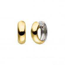 Gelb- und Weißgold Bicolor Creolen von Kollektion Fridrich bei Juwelier Fridrich in München