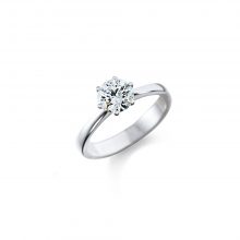 Weißgold Solitär Brillant Ring von Kollektion Fridrich bei Juwelier Fridrich in München