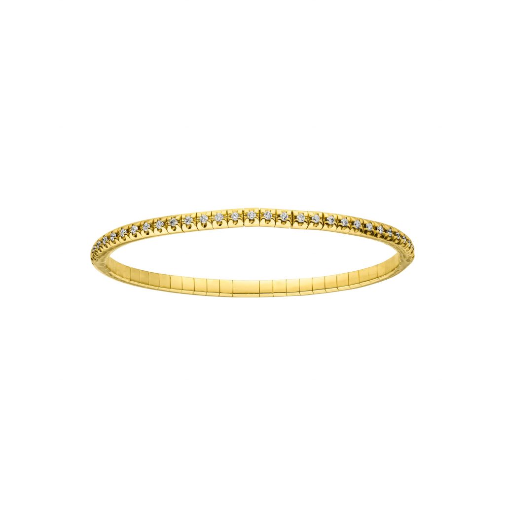 Flex-Armband mit Diamanten in Gelbgold von Kollektion Fridrich bei Juwelier Fridrich in München