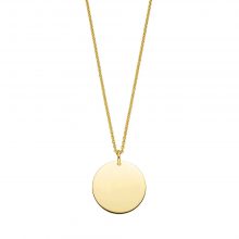 Gelbgold Gravurplättchen von Kollektion Fridrich bei Juwelier Fridrich in München