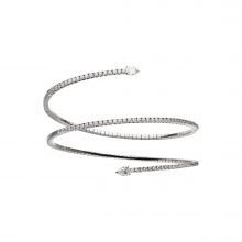 Weißgold Diamant Wickelarmband mit Tropfen von Kollektion Fridrich bei Juwelier Fridrich in München