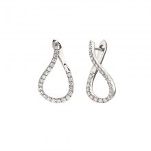 Weißgold Ohrringe mit Brillanten von Kollektion Fridrich bei Juwelier Fridrich in München