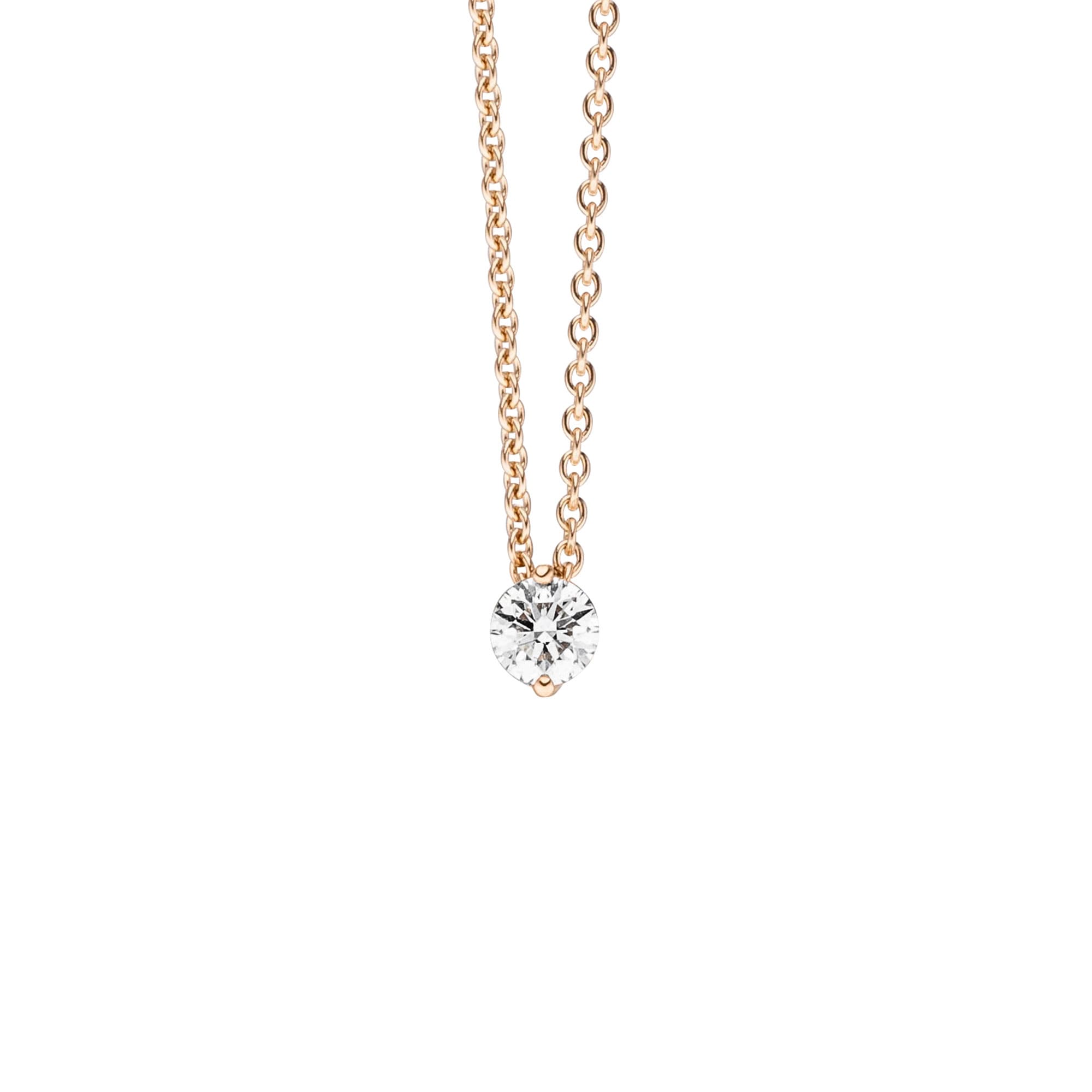 Roségold Collier mit Brillant von Kollektion Fridrich bei Juwelier Fridrich in München