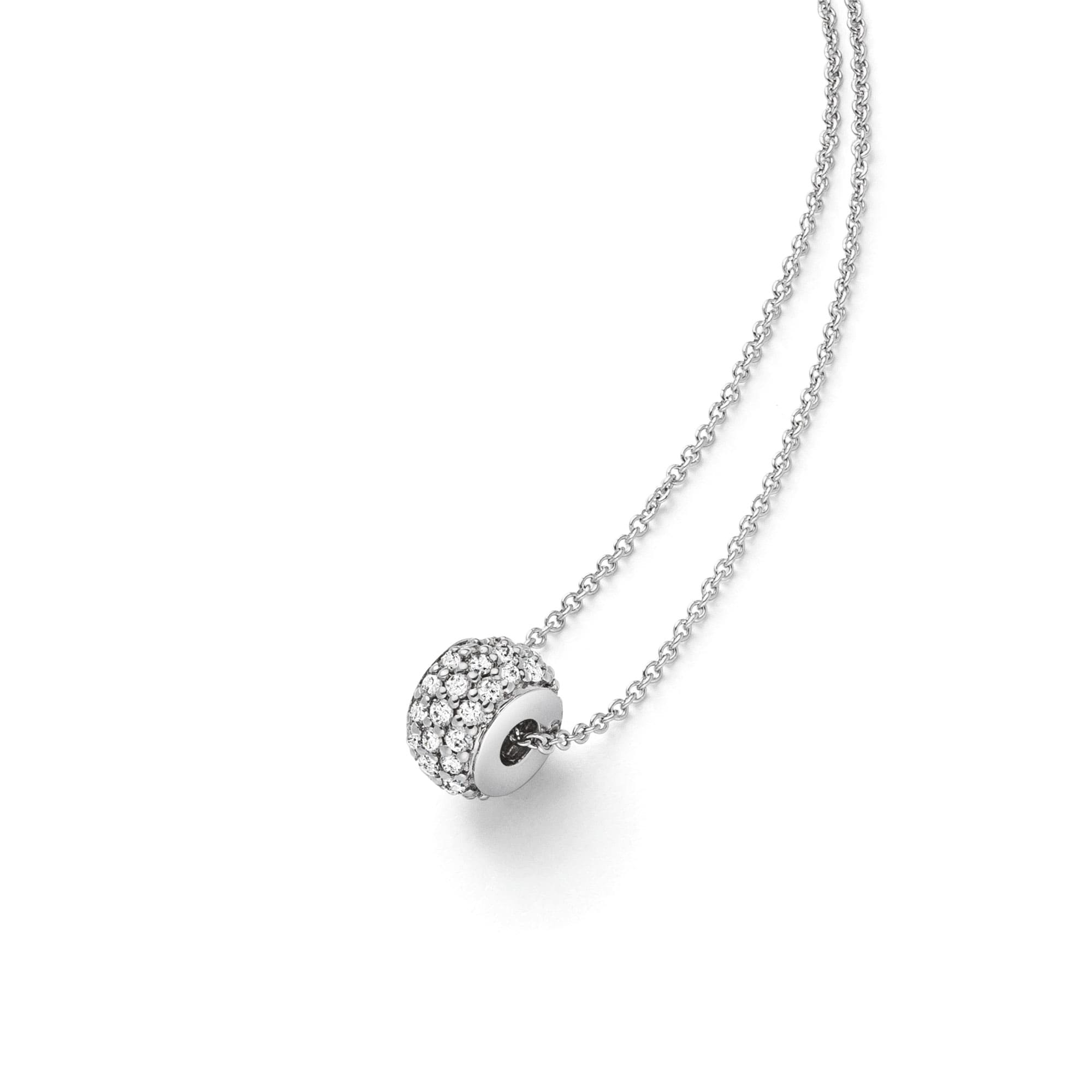 Weißgold Rondell mit Brillanten von Kollektion Fridrich bei Juwelier Fridrich in München