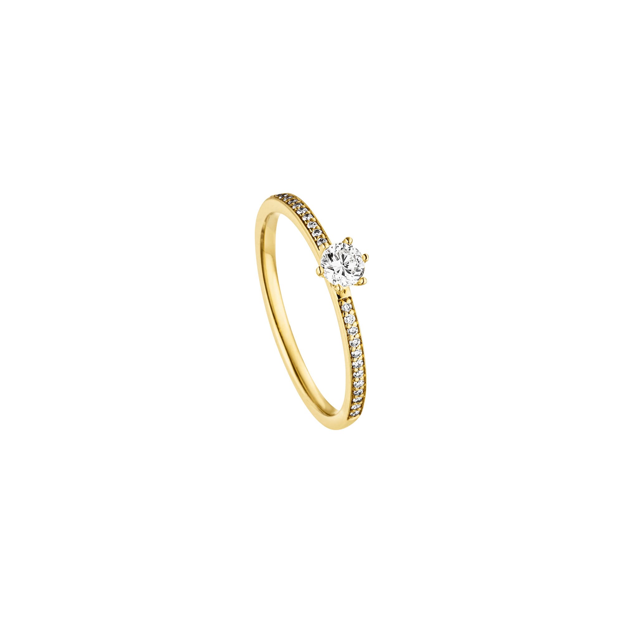 Gelbgold Ring mit Brillanten von Kollektion Fridrich bei Juwelier Fridrich in München