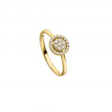 Gelbgold Ring mit Brillanten von Kollektion Fridrich bei Juwelier Fridrich in München