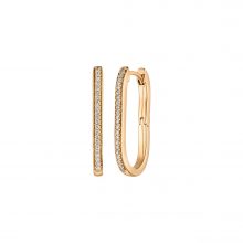 Gelbgold Diamantcreeolen von Kollektion Fridrich bei Juwelier Fridrich in München