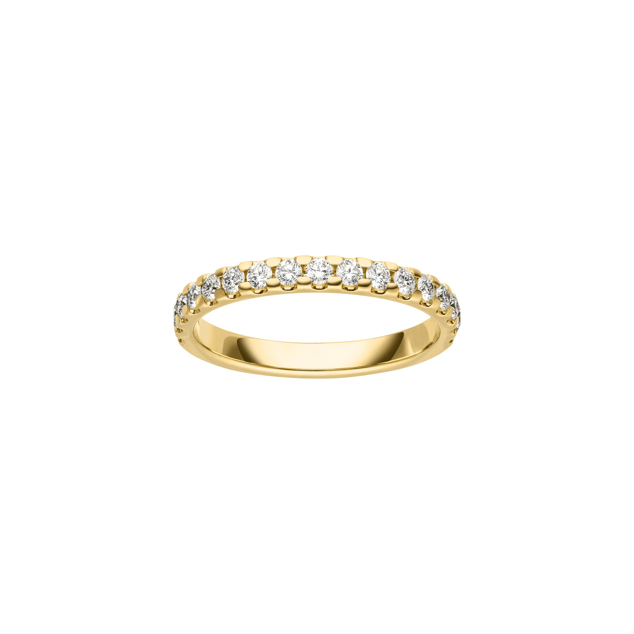 Gelbgold Memoirering mit Diamanten von Kollektion Fridrich bei Juwelier Fridrich in München