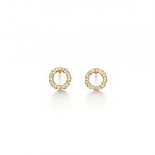 Gelbgold Ohrstecker mit Diamanten von Kollektion Fridrich bei Juwelier Fridrich in München