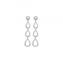 Weißgold Ohrhänger mit Diamanten von Kollektion Fridrich bei Juwelier Fridrich in München