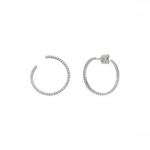 Weißgold Ohrstecker mit Diamanten von Kollektion Fridrich bei Juwelier Fridrich in München