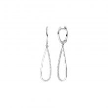 Weißgold Ohrhänger mit Diamanten von Kollektion Fridrich bei Juwelier Fridrich in München