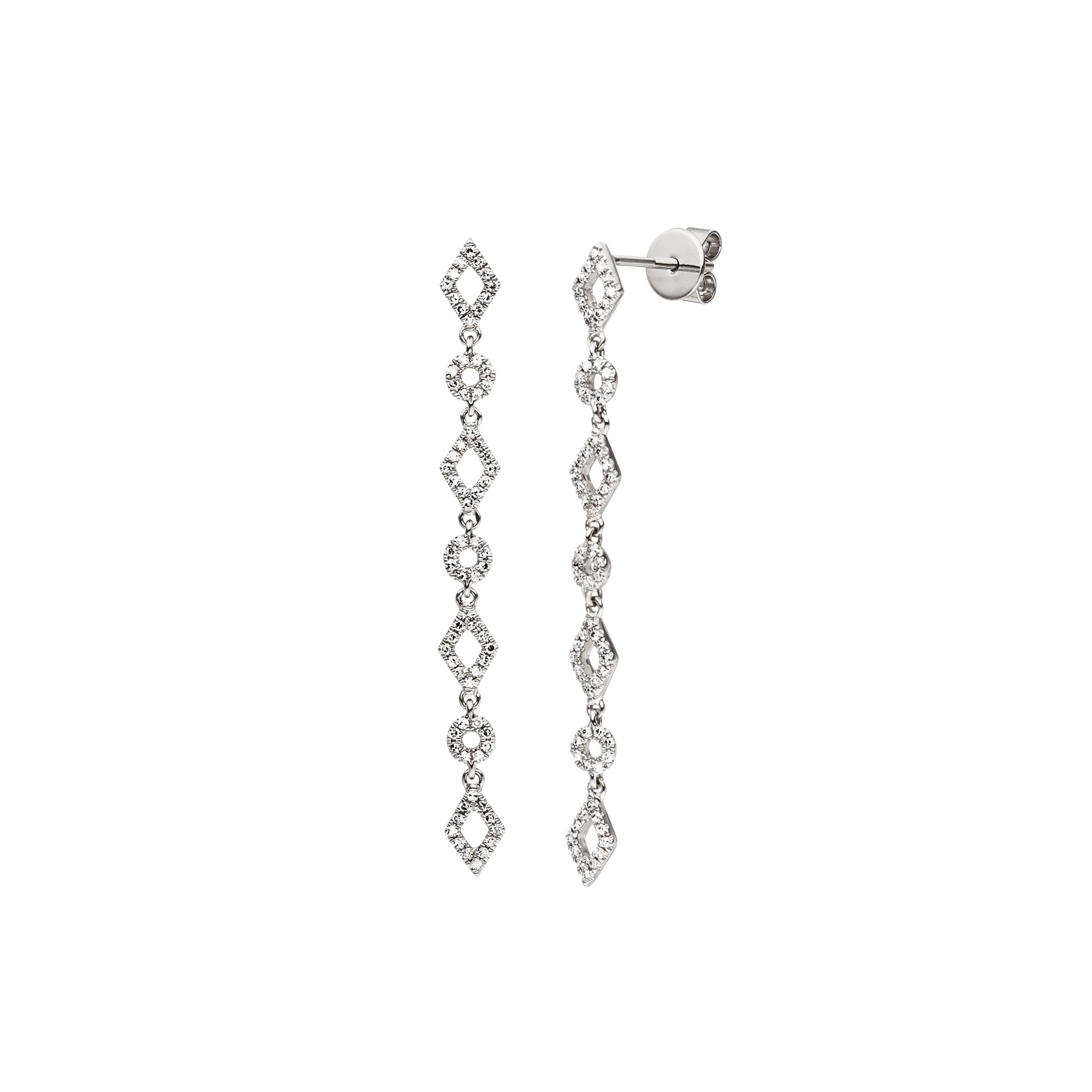 Weißgold Ohrhänger mit Brillanten von Kollektion Fridrich bei Juwelier Fridrich in München