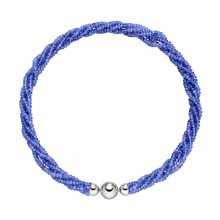 Tansanit Collier mit Edelstahl Verschluß von Kollektion Fridrich bei Juwelier Fridrich in München