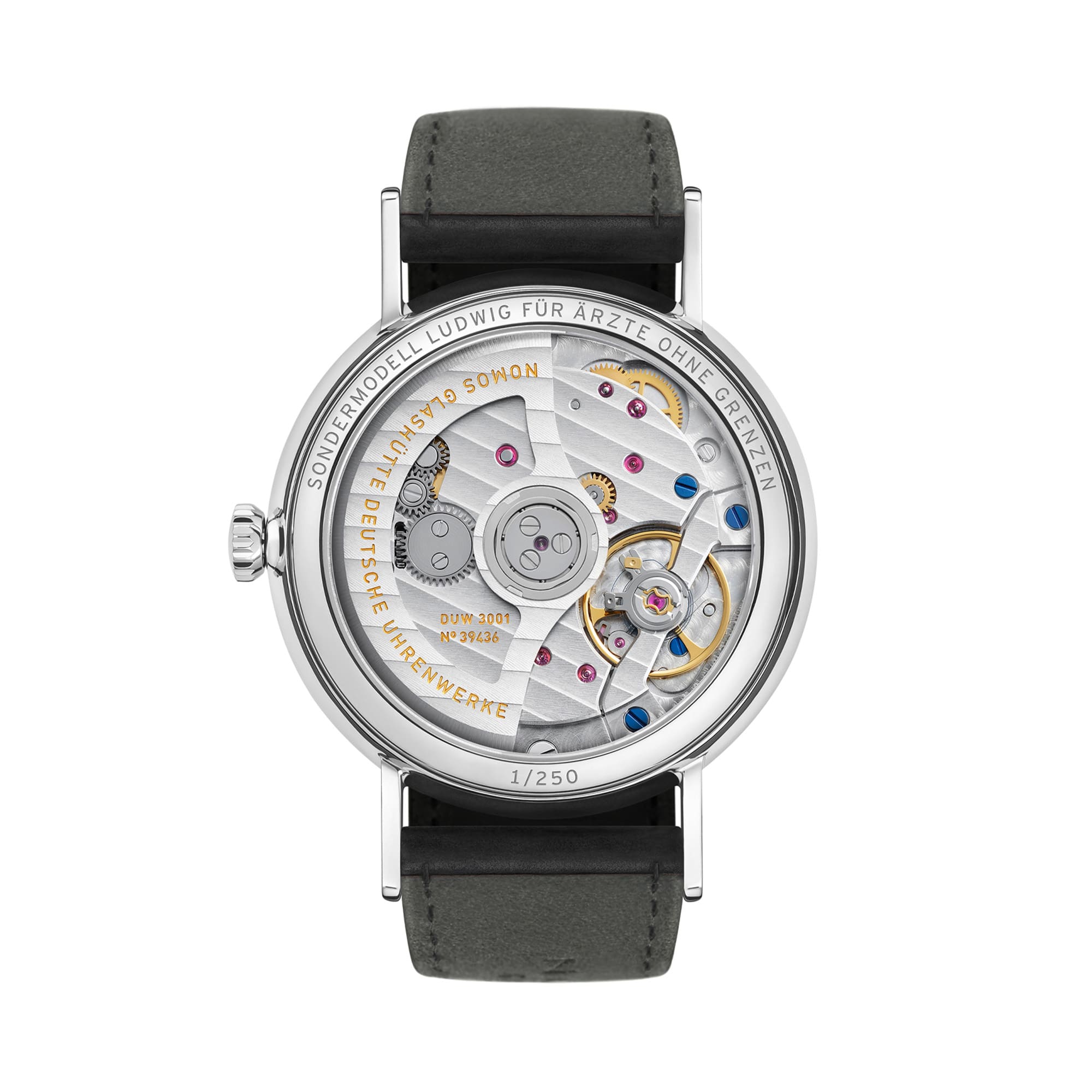 NOMOS Glashütte Ludwig neomatik für Ärzte ohne Grenzen bei Juwelier Fridrich in München