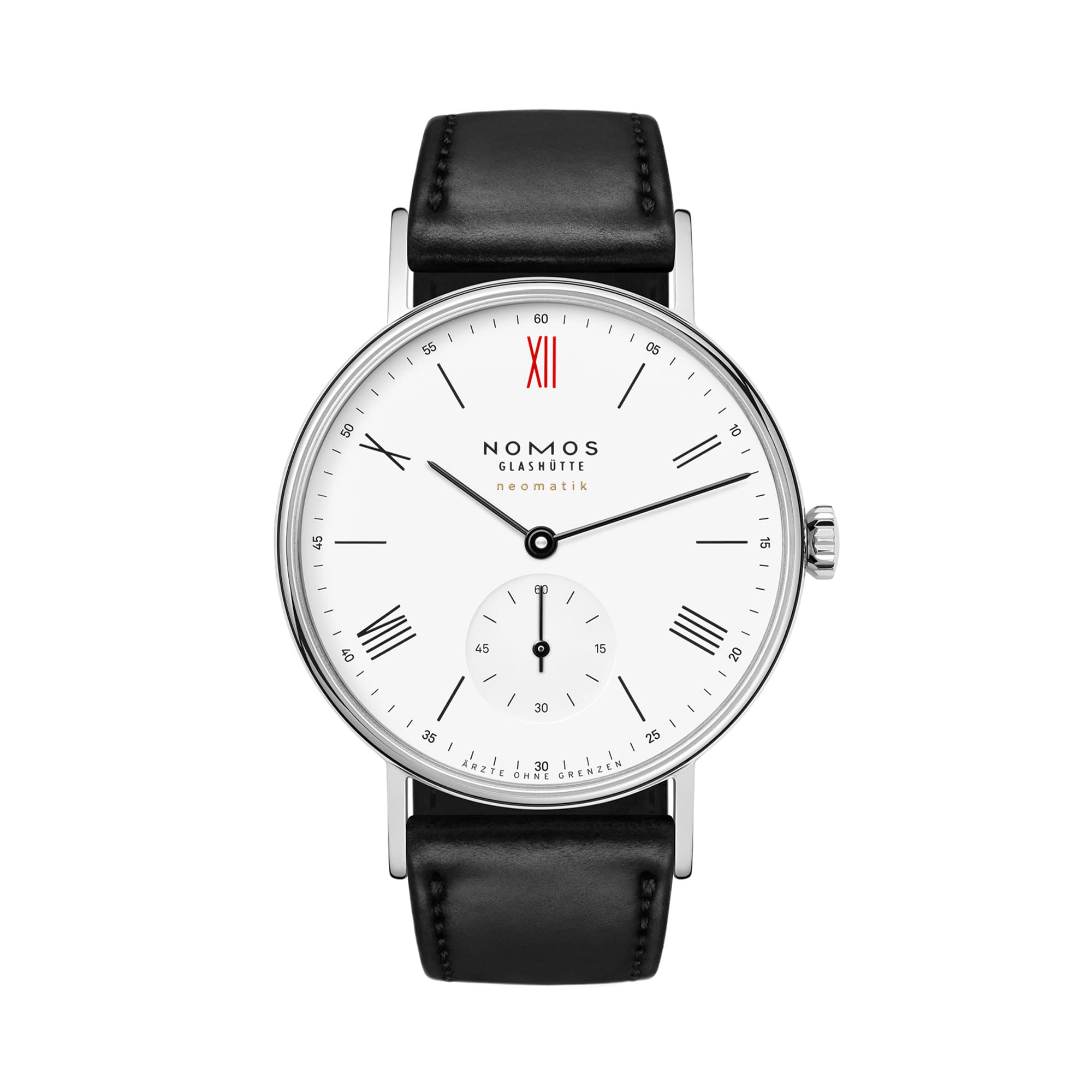 Ludwig neomatik für Ärzte ohne Grenzen von NOMOS Glashütte bei Juwelier Fridrich in München