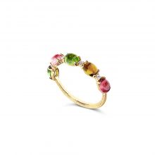 Gelbgold Ring mit Turmalinen von Nanis bei Juwelier Fridrich in München