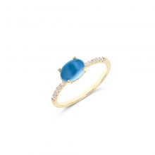 Gelbgold Ring mit Topas von Nanis bei Juwelier Fridrich in München