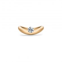 Gelbgold La Luna Solitär Ring von Schaffrath bei Juwelier Fridrich in München