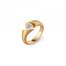 Gelbgold CALLA Solitär Ring von Schaffrath bei Juwelier Fridrich in München