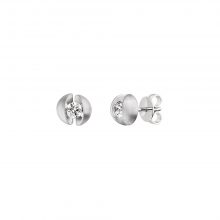 Weißgold Ohrstecker CALLA mit Brillanten von Schaffrath bei Juwelier Fridrich in München